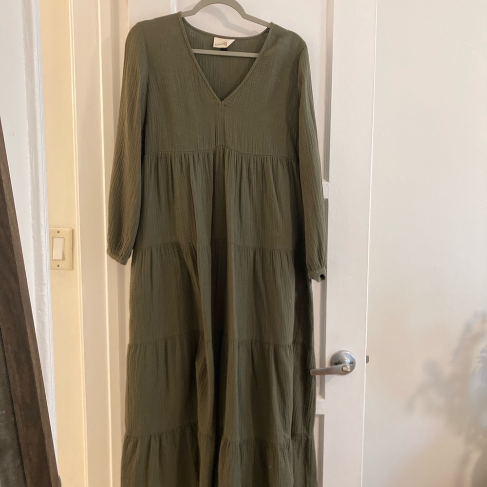 Universal Thread Green Bohemian Dress